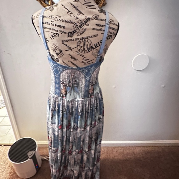 Blackmilk Winter Queen Strappy Maxi with Scarf, NWT - Picture 3 of 4